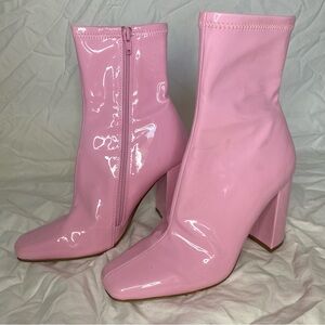 Pink Steve Madden Lynden Ankle Boots